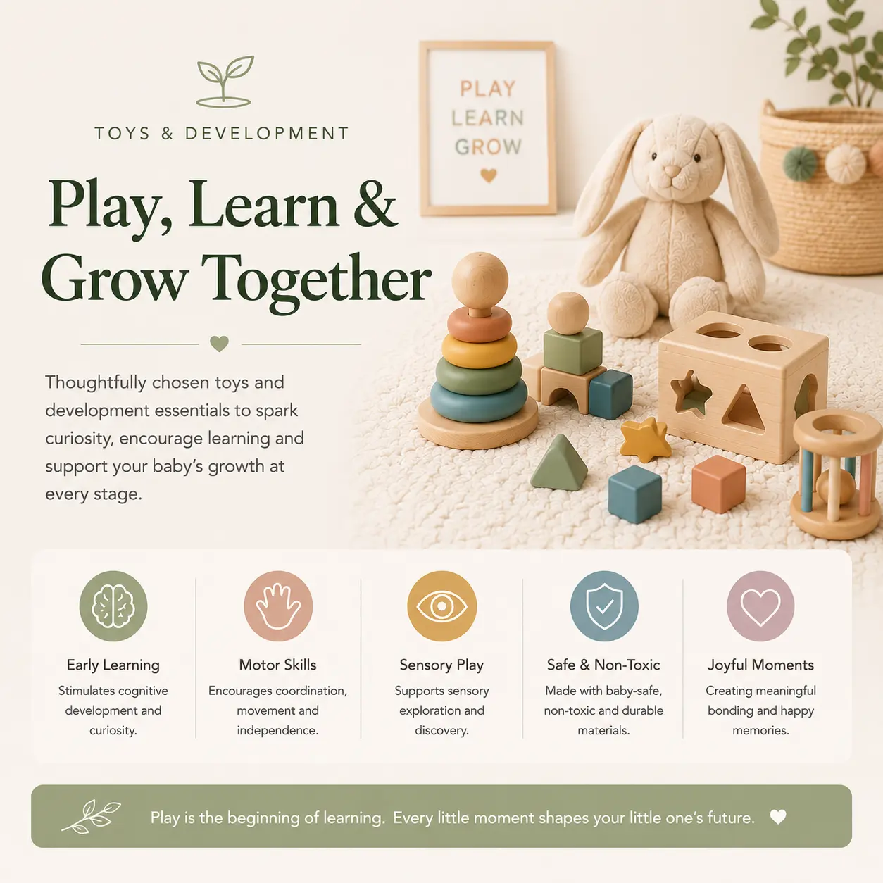 Toys & Development baby learning toys and sensory play