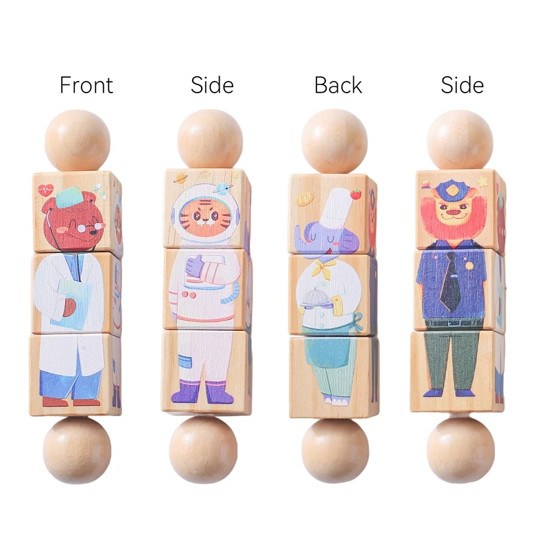 Wooden Animal Rotating Puzzle Rattle - Image 7