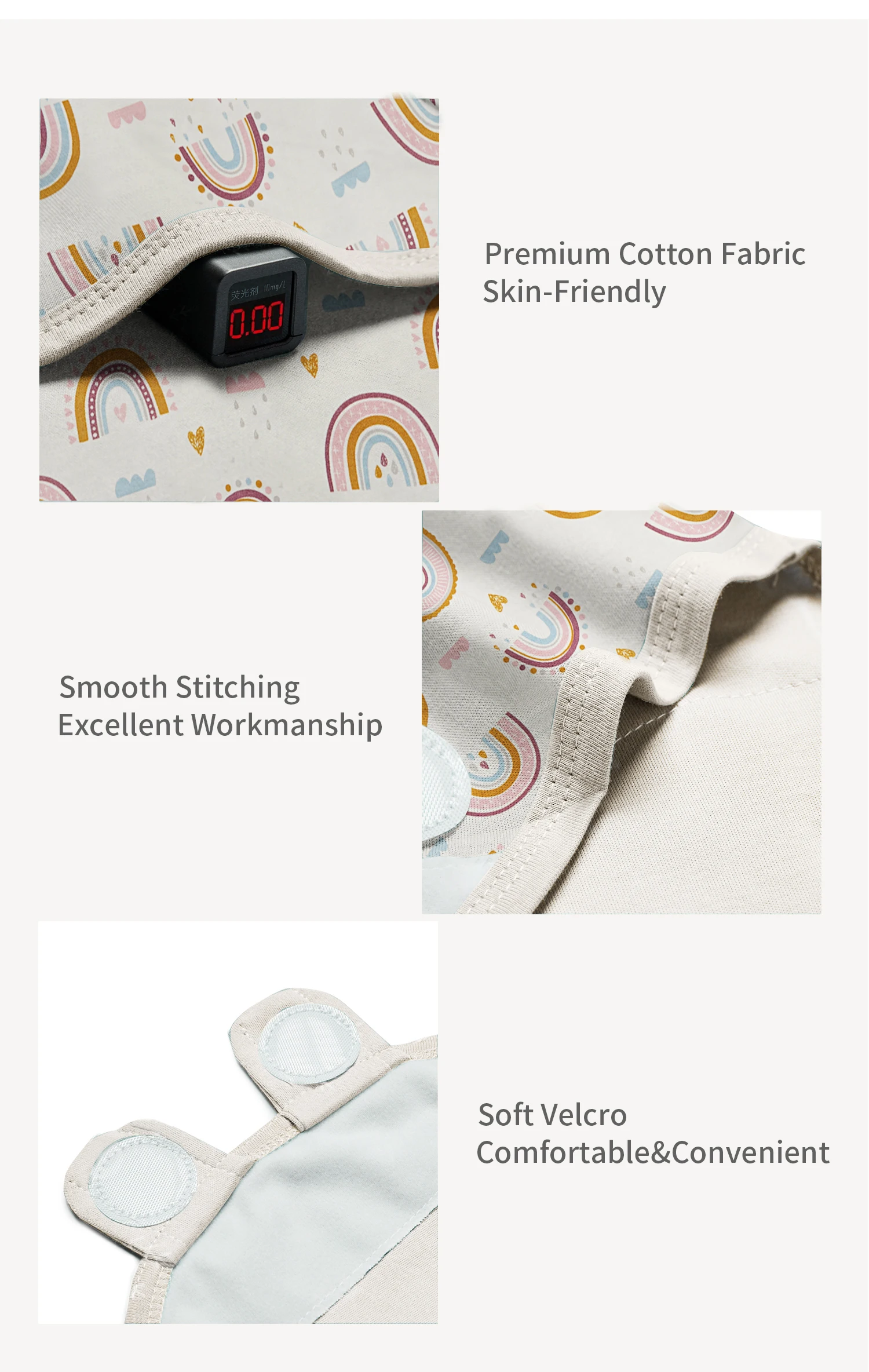 Cotton Baby Swaddle Sleep Sack - Image 5