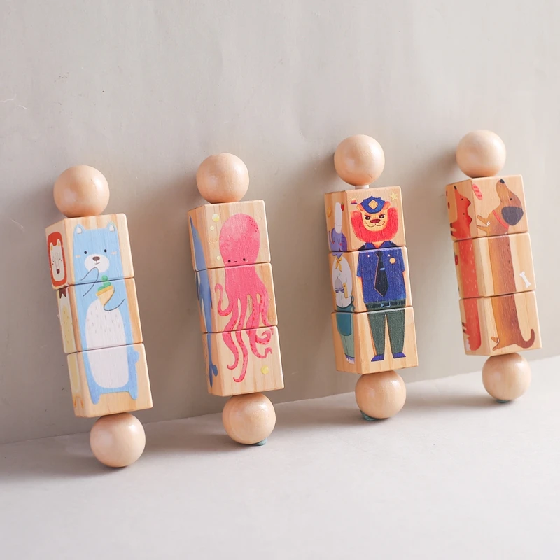 Wooden Animal Rotating Puzzle Rattle - Image 3