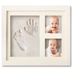Baby Handprint Footprint Frame keepsake nursery decor