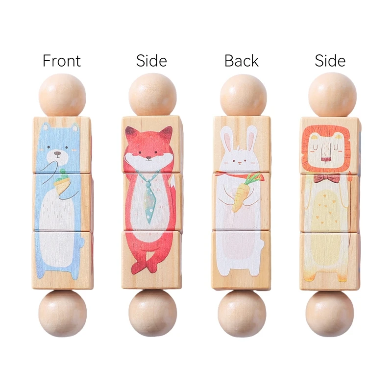 Wooden Animal Rotating Puzzle Rattle - Image 10