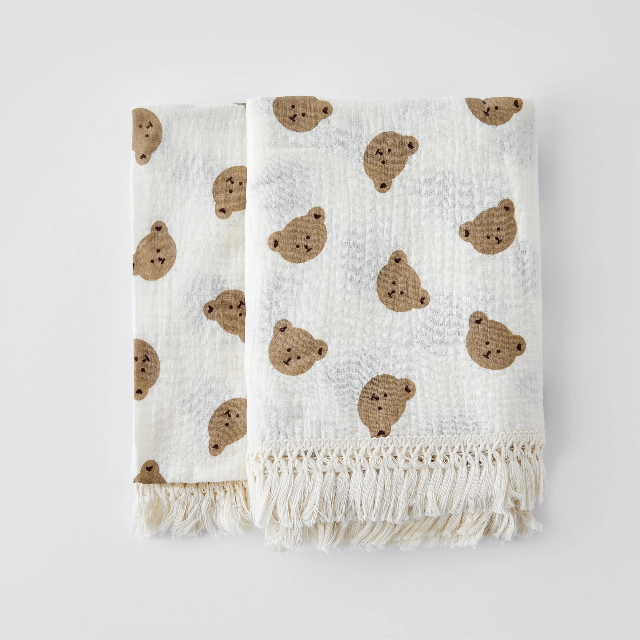 Luxury Muslin Tassel Baby Blanket - Image 10