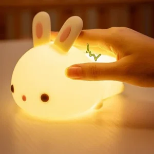 Rabbit Night Light rechargeable silicone LED nursery lamp