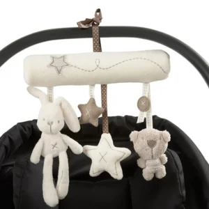 Bunny Stroller Activity Toy plush stroller sensory toy for babies