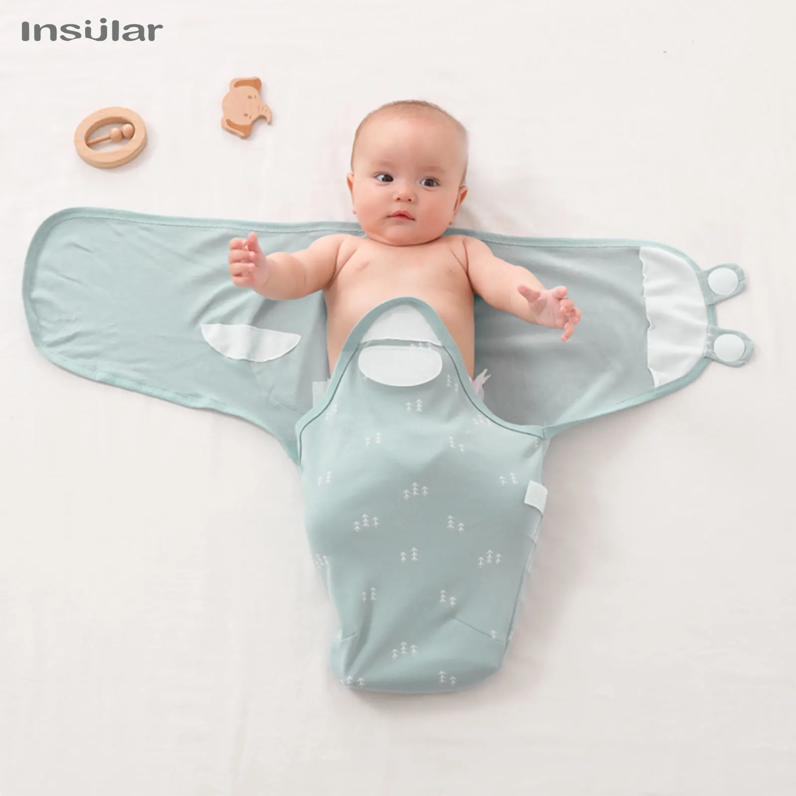 Cotton Baby Swaddle Sleep Sack for newborn babies