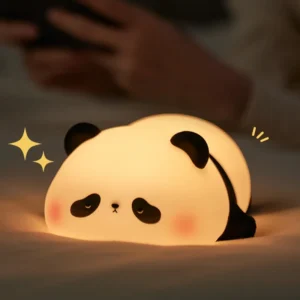 Panda Night Light rechargeable LED nursery decor lamp