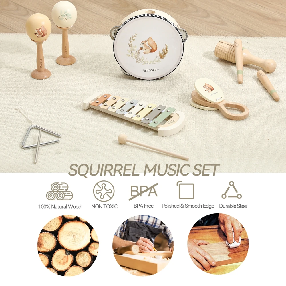 Montessori Wooden Music Set - Image 2