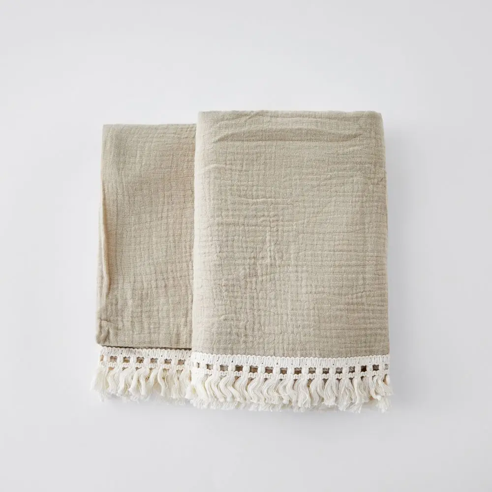 Luxury Muslin Tassel Baby Blanket - Image 14