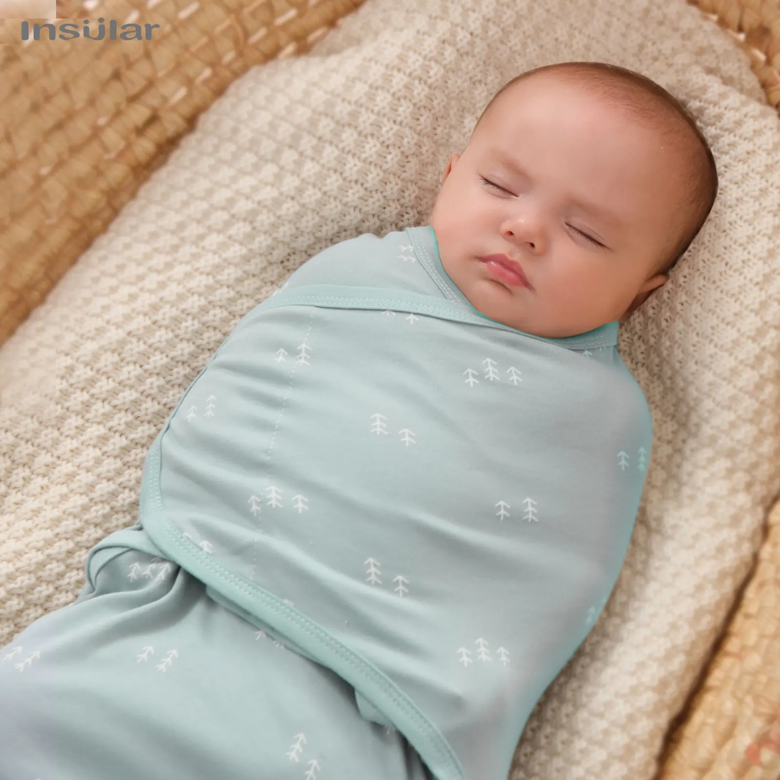 Cotton Baby Swaddle Sleep Sack - Image 2