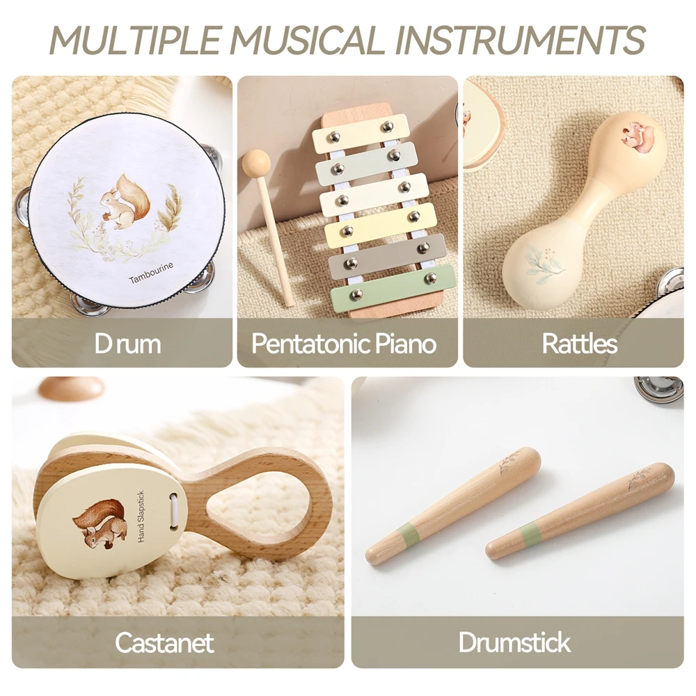 Montessori Wooden Music Set - Image 6