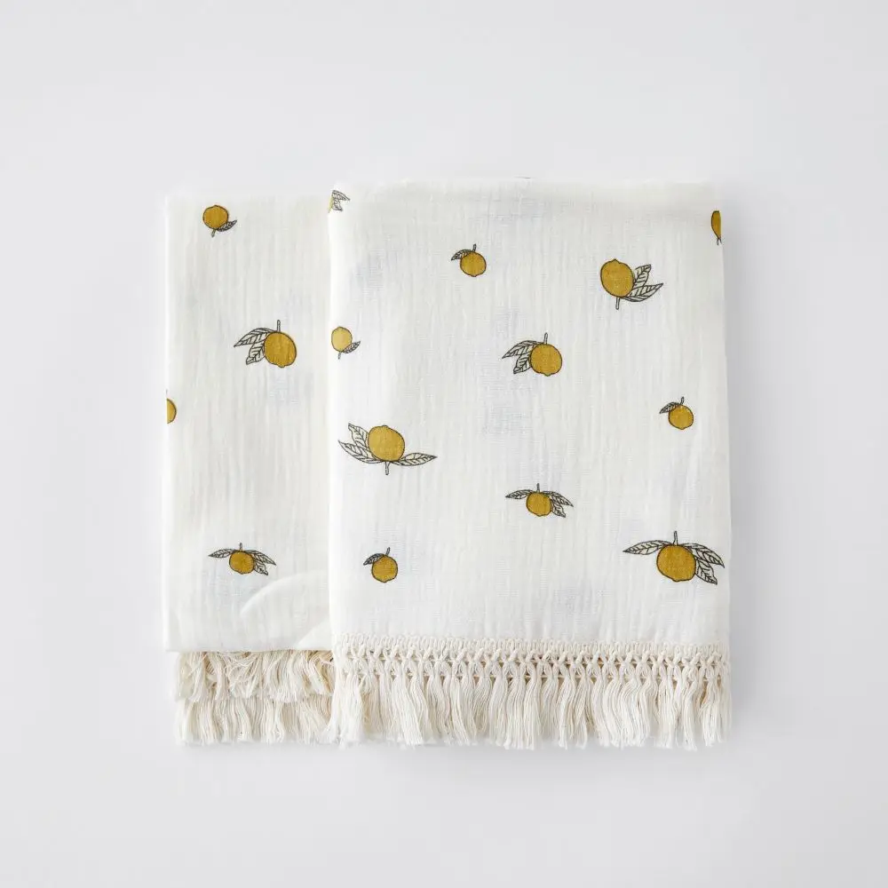 Luxury Muslin Tassel Baby Blanket - Image 12