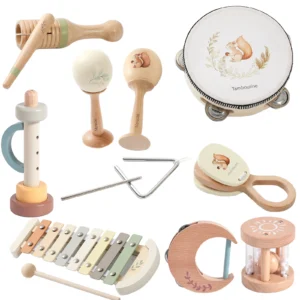 Montessori Wooden Music Set educational toy collection for babies